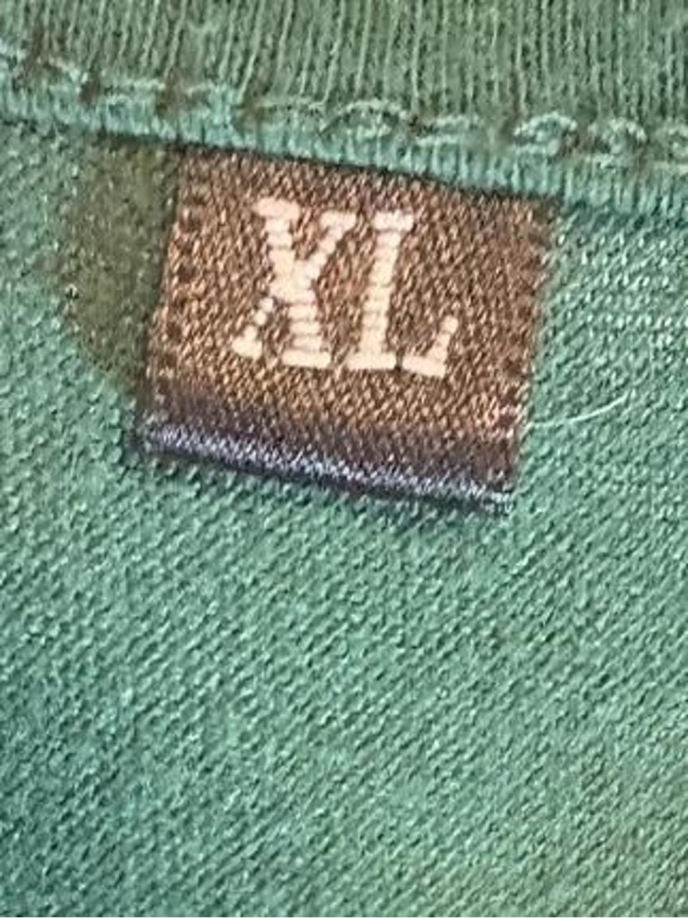 Emerald Green Knit Jumpsuit, XL - Picture 6 of 6